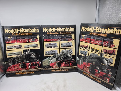 Buch modell eisenbahn - 3x, modell-eisenbahn